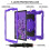 Housse pour Samsung Galaxy Tab A7 10.4" avec Sangle d'Épaule Violette 2