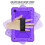 Housse pour Samsung Galaxy Tab A7 10.4" avec Sangle d'Épaule Violette 3