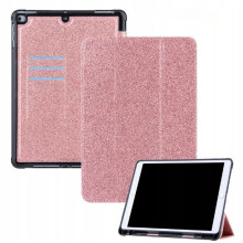 Etui na iPad Pro 9.7"/Air 2/Air 1 Magnetyczny Brokat Różowy