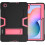 Étui pour iPad Pro 12.9" 2018/2020/2021 Robuste avec Support Rose 1