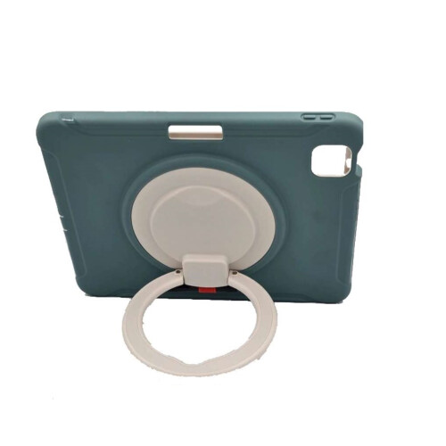 Étui pour iPad Pro 11" avec Support Rotatif et Emplacement pour Stylet Vert 1