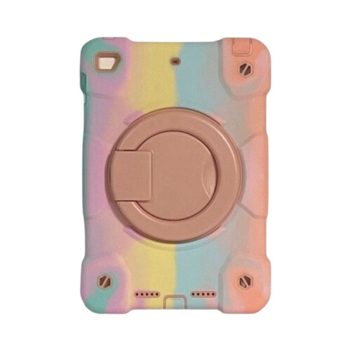 Étui Robuste avec Support Rotatif pour iPad mini 4/5 Génération Arc-en-ciel