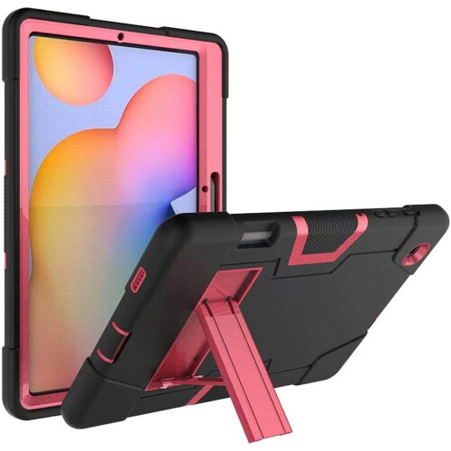 Étui pour iPad Pro 12.9" 2018/2020/2021 Robuste avec Support Rose 1