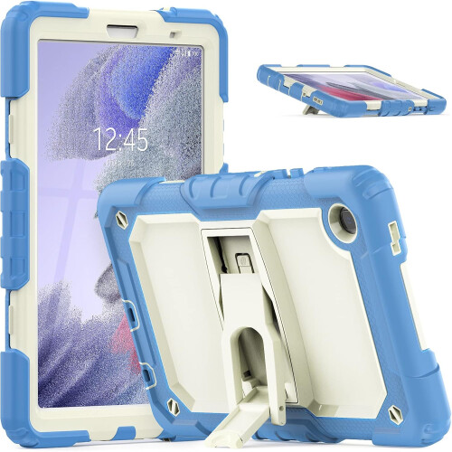 Étui pour iPad Mini 5/4 7.9" avec Support et Bandoulière Bleu