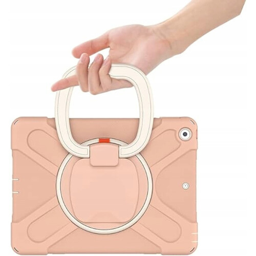 Étui Robuste Rotatif avec Support pour iPad Air 2/Air/Pro 9.7" Rose 2