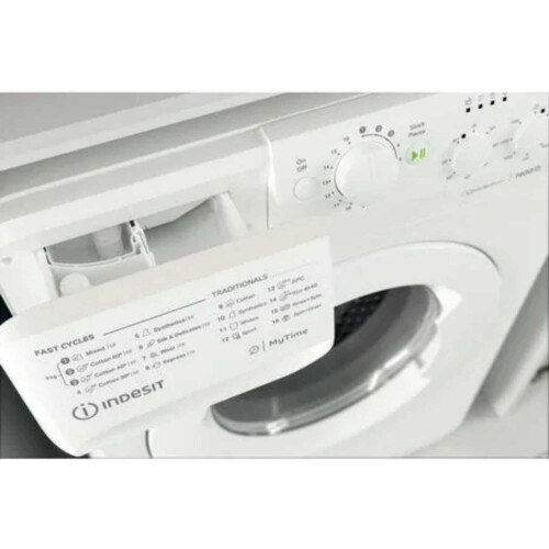 Indesit Indesit My Time 9kg Washing Machine – Fast, Efficient, and Ironing-Friendly in White 2