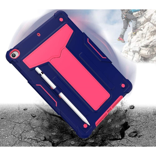 Étui pour iPad 9/8/7 10.2" avec Support et Emplacement pour Stylet Rose 1
