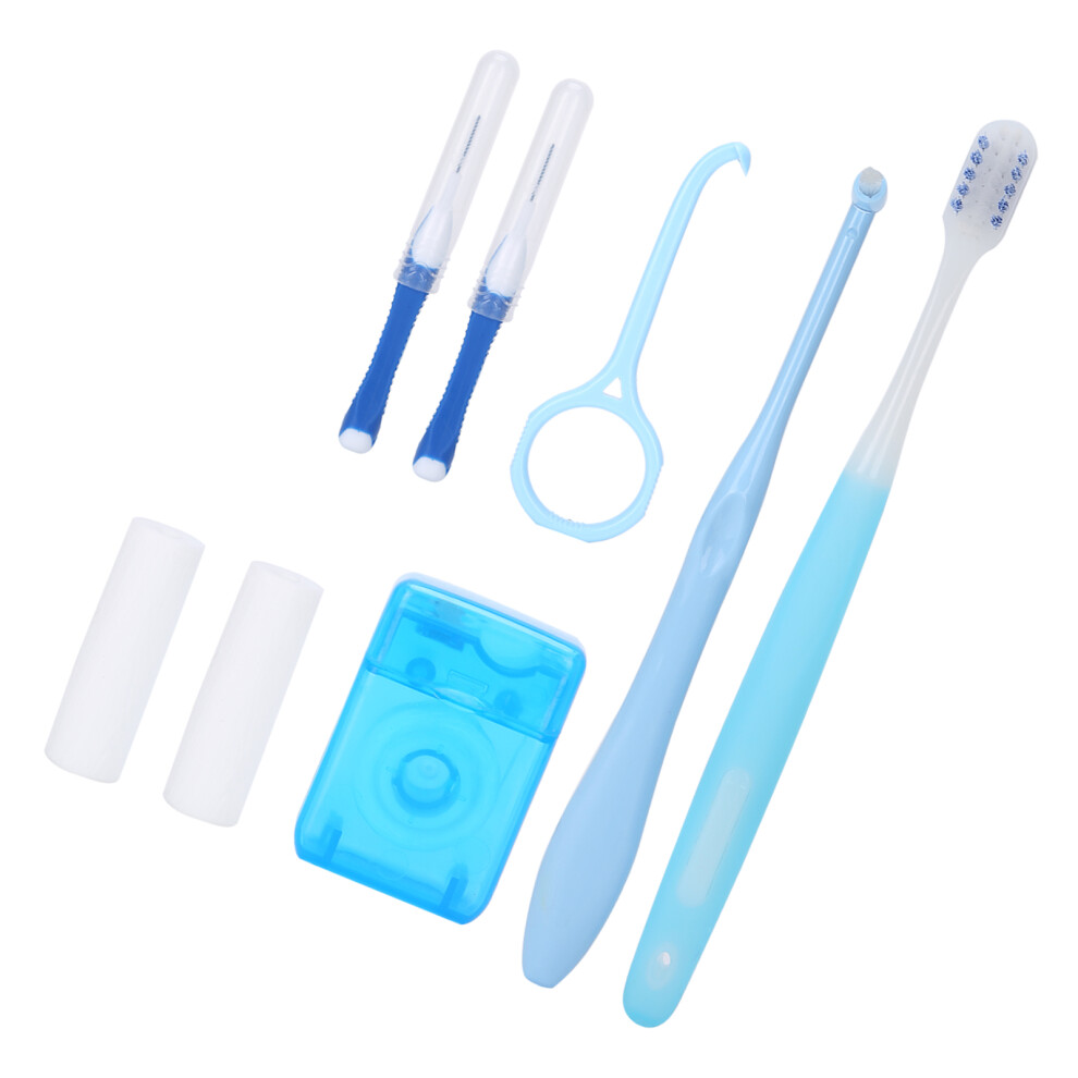 Complete Orthodontic Care Kit: Toothbrush Interdental Brush Wax
