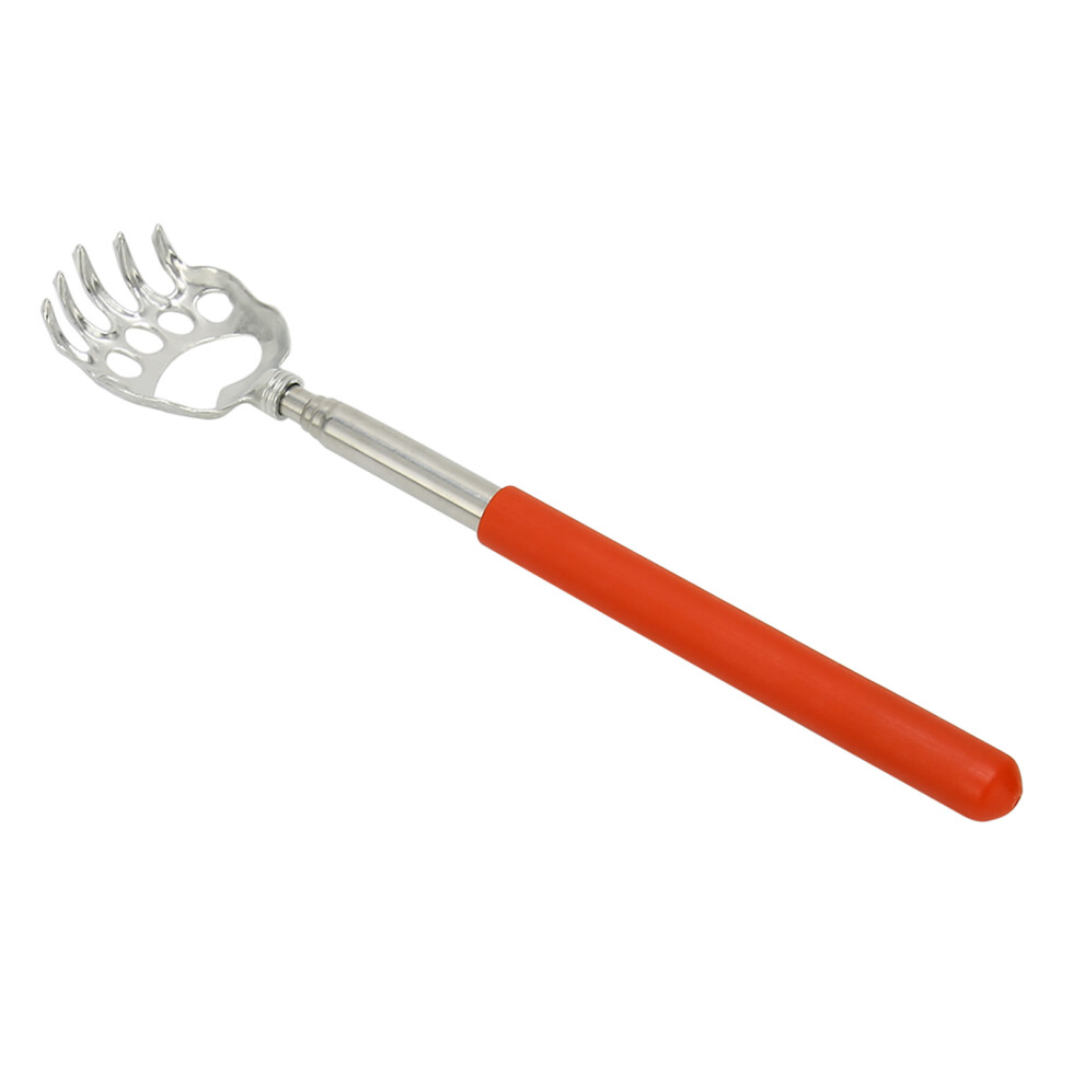 Red Back Scratcher Extendable Steel Telescoping Massager