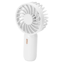 Portable Handheld USB Fan 500mAh, 11.5x6.1x3.1cm, White
