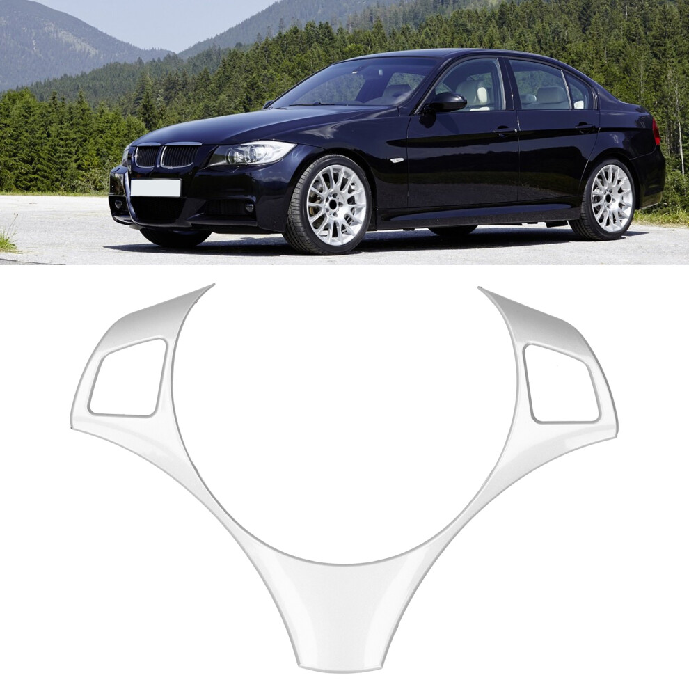 Steering Wheel Button Trim Cover For 3 Series E90 2006Â2012 Silver 7891359420341