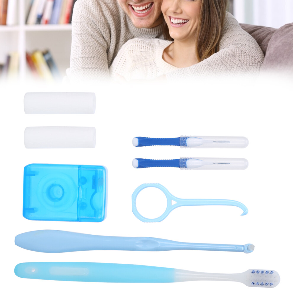 Orthodontic Oral Care Kit: Toothbrush Interdental & Wax Tools Included