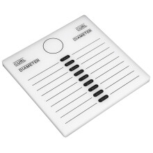 Acryl-Lash-Extensions-Tray, Weiß, 131 x 131 x 7 mm