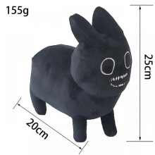 (As shown, black rabbit) 30cm Roblox Plush Toy Stuffed Animal Doll Game Character Collectible Soft Plushie