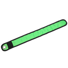 LED-Snap-Armbänder für nächtliches Laufen, Radfahren, blinkendes Armband, Grün, 35,5 x 4 cm