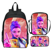 (3pcs 16 inch, 5) 3-Piece Backpack Set for Elementary Students, 16 Inch Cartoon School Bag with Crossbody Bag & Pencil Case