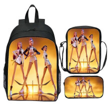 (3pcs 16 inch, 23) 3-Piece Backpack Set for Elementary Students, 16 Inch Cartoon School Bag with Crossbody Bag & Pencil Case