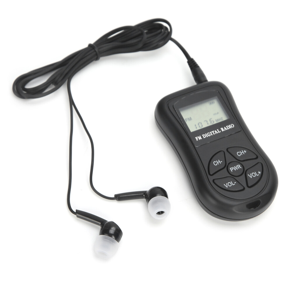 Kdka-600 Professional Mini Fm Stereo Receiver With Lcd & Earphone Port 5011359423995