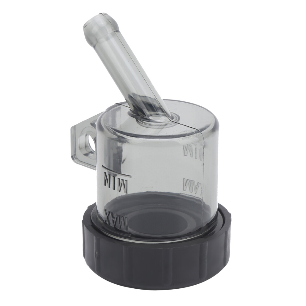 Universal Motorcycle Brake Fluid Reservoir Tank 100Ml Transparent Smoky 4301359423981