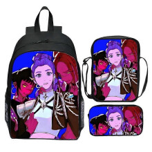 (3pcs 16 inch, 11) 3-Piece Backpack Set for Elementary Students, 16 Inch Cartoon School Bag with Crossbody Bag & Pencil Case