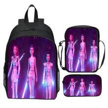 (3pcs 16 inch, 2) 3-Piece Backpack Set for Elementary Students, 16 Inch Cartoon School Bag with Crossbody Bag & Pencil Case