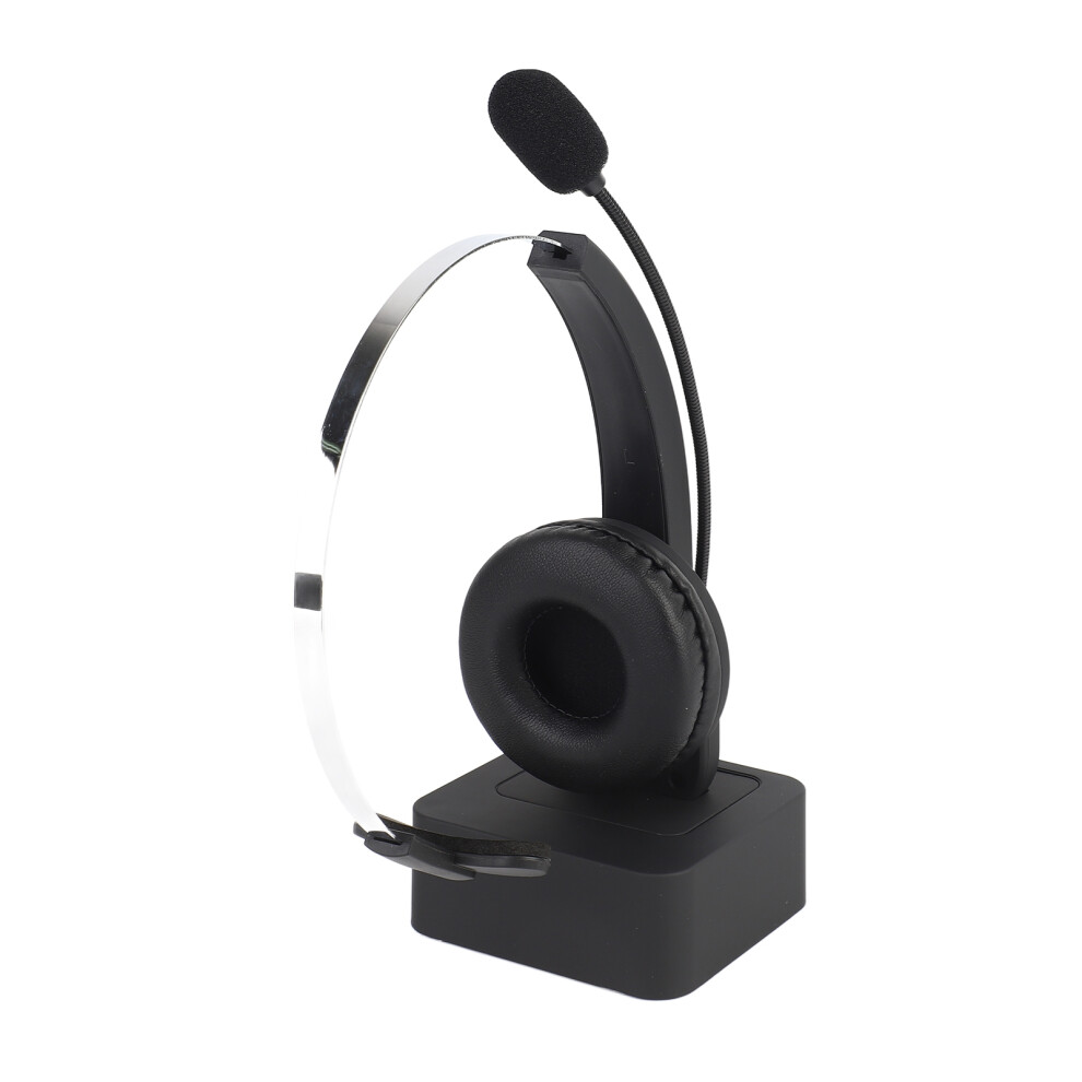 Single Ear Wireless Bluetooth Headphones With Mic Rotatable Rechargeable 4291359423824