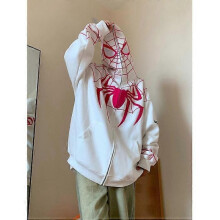 (XL, Thickened white) Hooded Sweatshirt Women 2025 New Fall Winter Loose Long Open Front Casual Jacket