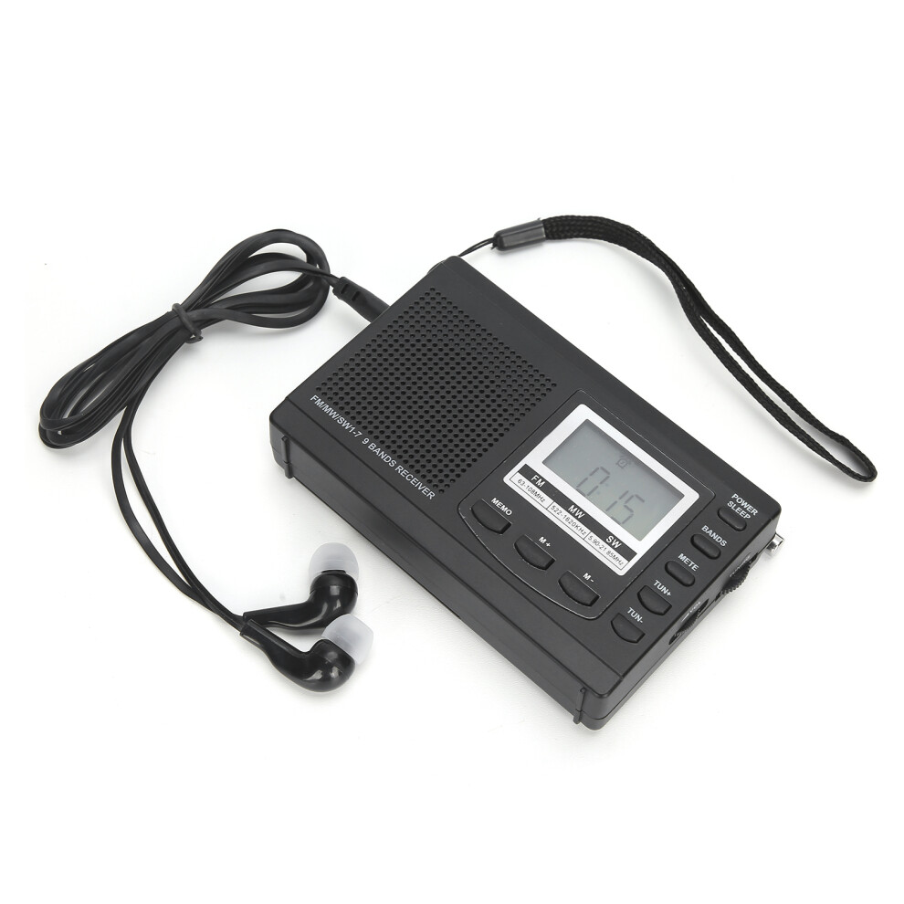 Hrd-310 Mini Stereo Radio Fm/Mw/Sw Receiver + Earphones & Lanyard 9401359423907