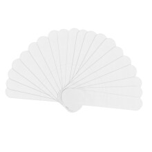 20pcs White Disposable Sweat Pads for Shirts and Hats - Self-Adhesive