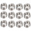 100Pcs M2.5x0.45 Stainless Steel Thread Inserts Repair Nut Kit 8
