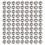 100Pcs M2.5x0.45 Stainless Steel Thread Inserts Repair Nut Kit 2
