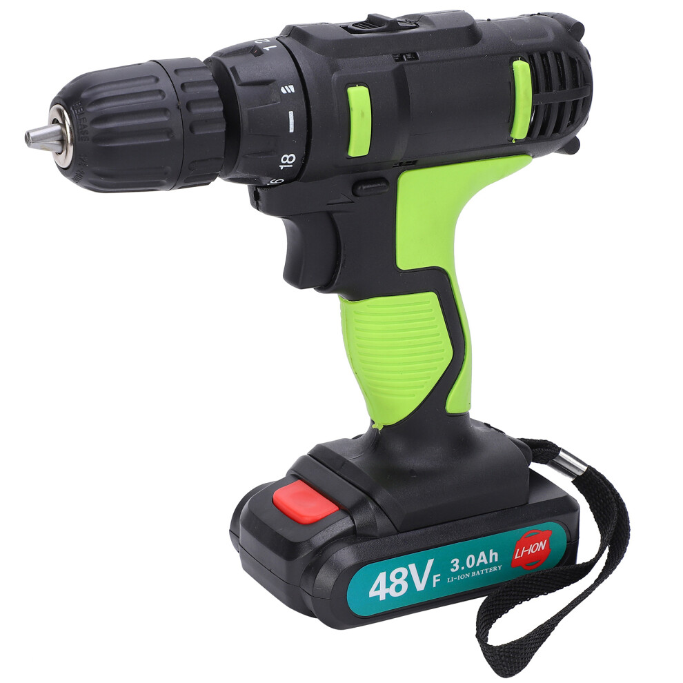 2-Speed Lithium Battery Electric Drill, 1800mAh, 12mm Chuck