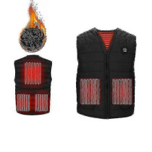 (M, Blue) Thermal Heated Vest for Winter - Warming Gilet for Men and Women