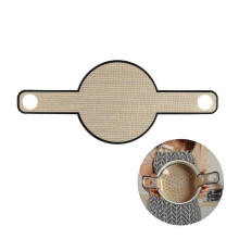 (brown) Silicone bread baking mat, 22 inches, heat-resistant, durable and machine washable