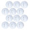 12Pcs Rubber Golf Balls for Driving Range Practice 42.8mm 16