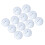 12Pcs Rubber Golf Balls for Driving Range Practice 42.8mm 9