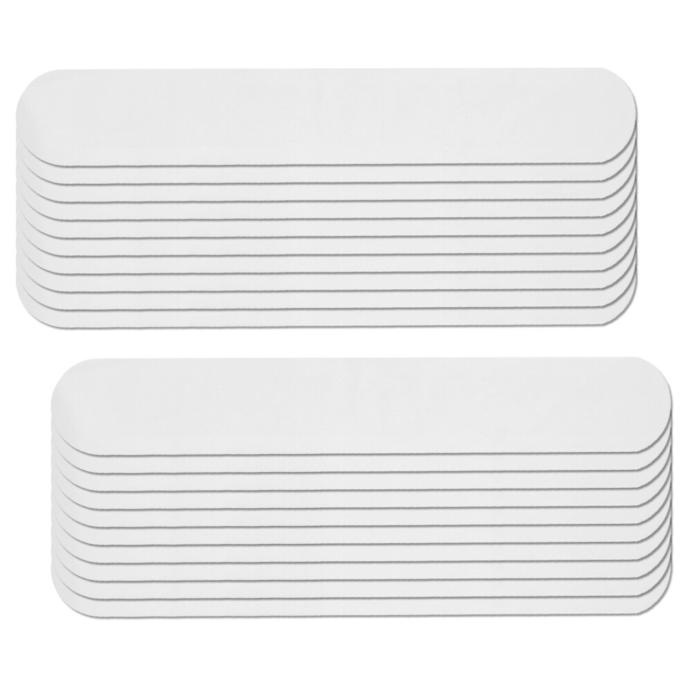 White 20Pcs Disposable Sweat Pads For Shirts And Hats - Self-Adhesive