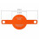 (orange) Silicone bread baking mat, 22 inches, heat-resistant, durable and machine washable 2