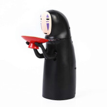 (rechargeable) Spirited Away Faceless Man Piggy Bank Kaonashi Swallow Money Toy Automatic Eat Coin Bank Hayao Miyazaki Doll Children's Gift