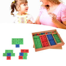 Holz Baby-Stempelspiel für Kinder, Vorschulturn, 21,6x3,5x28,8 cm