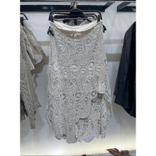 (L) Lgrq High Quality Fashion Hollow Out Embroidery Pattern Design Women Casual Elegant Luxury Trendy Skirts 2023 Summer New 19f1330
