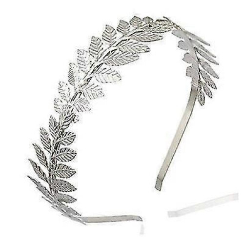 (Silver) Goddess Greek Gold Leaf Crown Headdress
