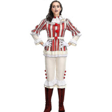 (M, Lady) New Halloween Male And Female Lovers Clown Soul 2 Costume