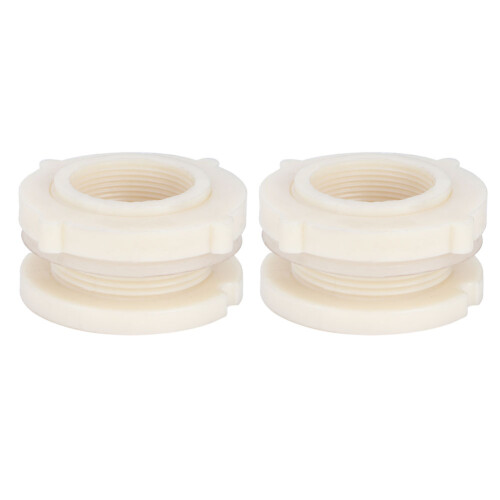 2Pcs G1-1/2 DN40 Wasser Turm Tanks Schott Fitting