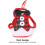 Red Grid Cat Vest with Adjustable Leash EscapeProof Harness M 6