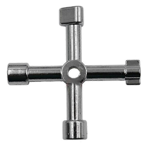 (TA) Key wrench, about 71mm long, with 4 keys for public doors and windows