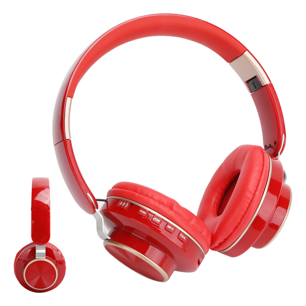 08S Bluetooth Headset 5.0, 40Mm Speakers, 6-10H Battery Red 7691359434450