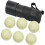 6PCS Fluorescent Golf Balls with Flashlight | Glowing LED Practice Balls 42.6mm 14