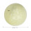 6PCS Fluorescent Golf Balls with Flashlight | Glowing LED Practice Balls 42.6mm 10