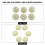 6PCS Fluorescent Golf Balls with Flashlight | Glowing LED Practice Balls 42.6mm 7